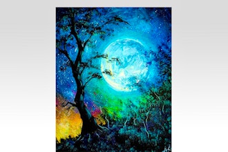 Paint Nite: Beautiful Moonlit Night